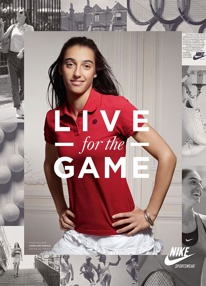 Caroline Garcia for Nike